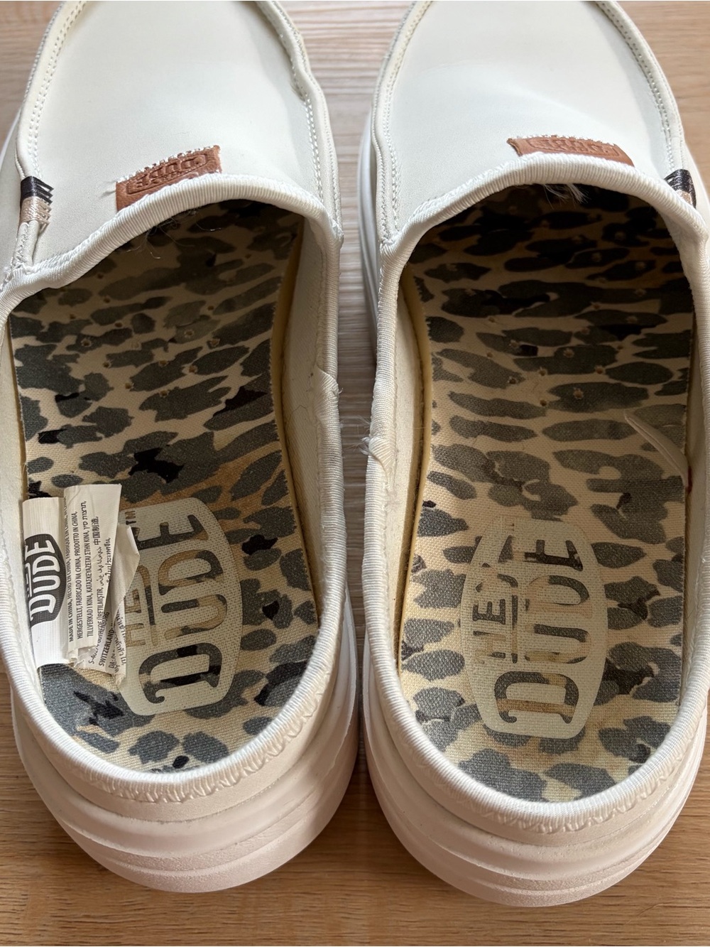 HEY DUDE Austin Lift Classic White Slip-On Loafers - Picture 7 of 9